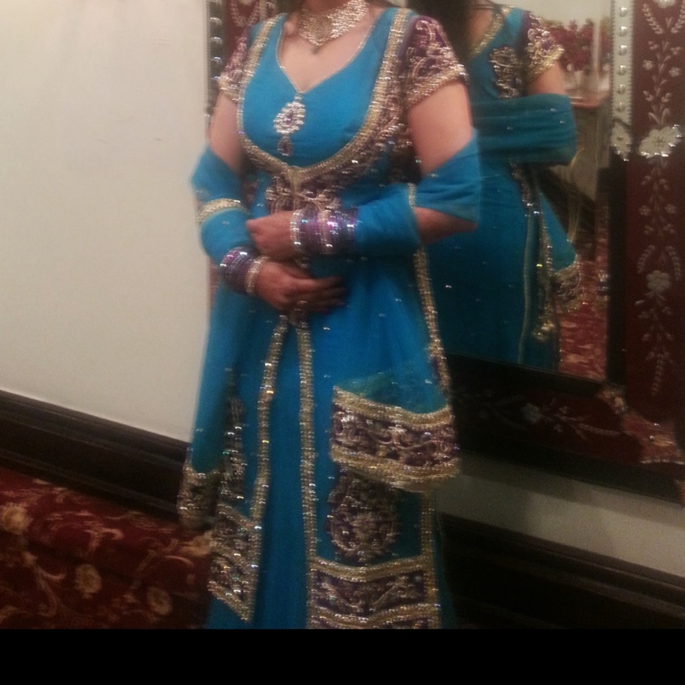 Four piece indian lehnga